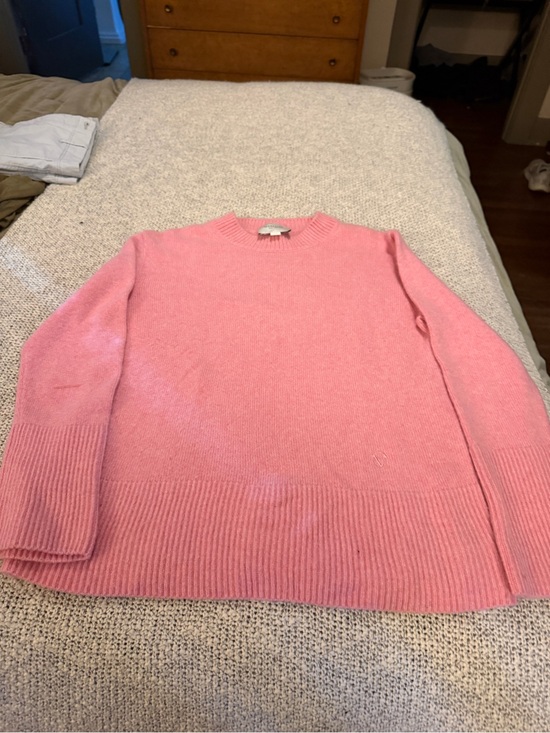 Vince Sweaters - Vince Bazooka Pink Crewneck Cashmere Sweater